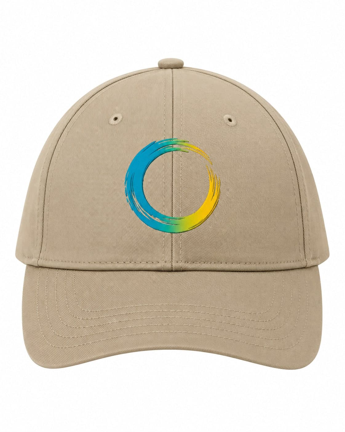 Tan cap with the Accexx open-circle logo